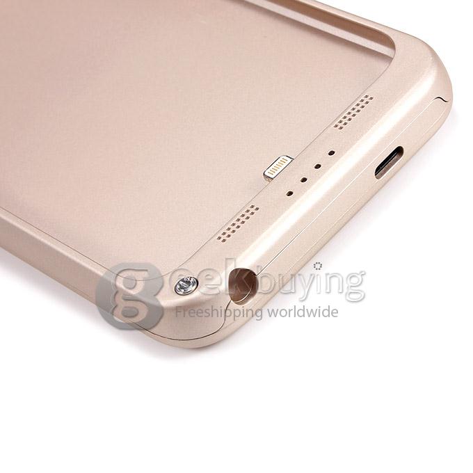 4800mAh External Power Bank Case Backup Battery Charger for iPhone 6 Plus - Champagne