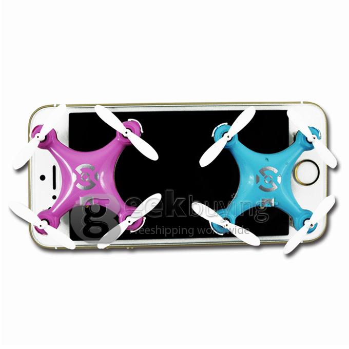 Cheerson CX10 4CH 2.4G 6-axis Mini RC Quadcopter RTF with 3D Flip Function - Blue