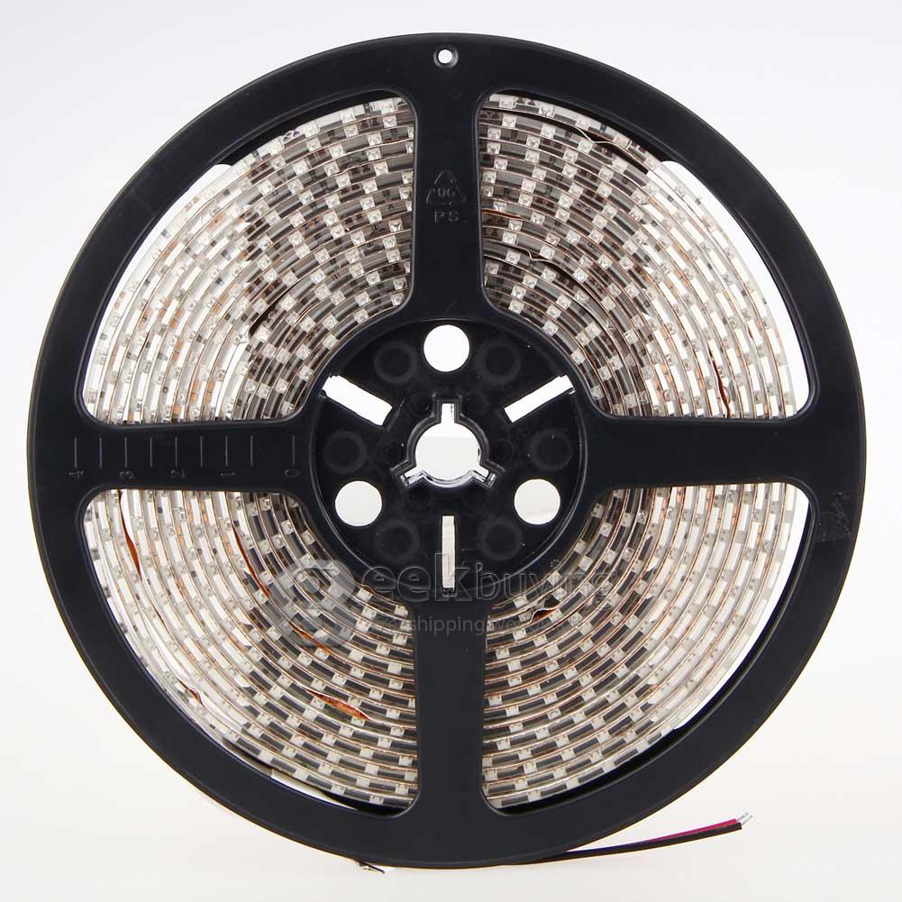 5M 300 LED 3528 SMD 12V Flexible Light Waterproof IP65 LED Strip Tape - Yellow