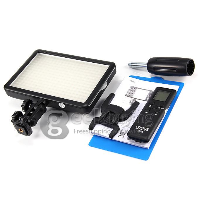 GODOX LED308Y 3300K LED Video Studio Light Photography Lighting with Remote Control for Canon Nikon DV Camcorder