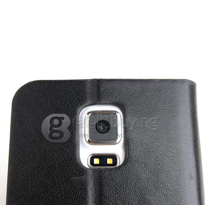 Brand New Protective PU Leather Hard Case Cover Shell for Doogee DG310 - Black