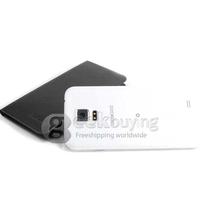 Brand New Protective PU Leather Hard Case Cover Shell for Doogee DG310 - Black