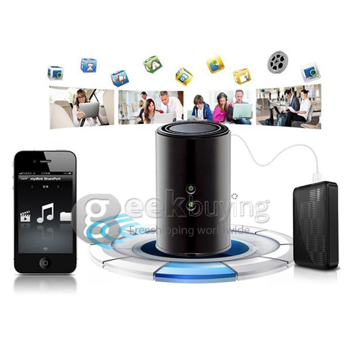 D-LINK DIR-850L 1200Mbps Wireless 802.11ac 2.4G/5G Dual Band Gigabit Cloud App-enable Smart Wifi Router - Black