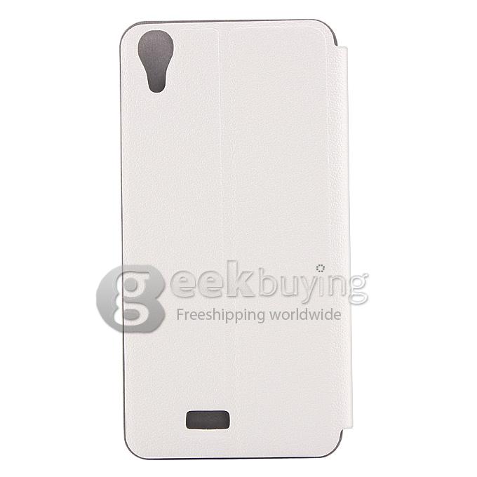 Brand New Protective Cover Flip Stand Leather Case for DOOGEE DG800 - White
