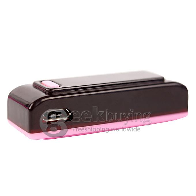 LC Healthy Smart Sport Bluetooth 4.0 Wrist Band Bracelet Hand Ring with Screen Sleeping Fitness Running Ped - Pink