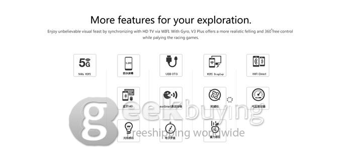 iNew V3 Plus 5.0 inch MTK6592 Octa Core 1.4GHz Smartphone Android 4.4 OS 2GB+16GB 13.0MP+5.0MP GPS OTG 3G - Black
