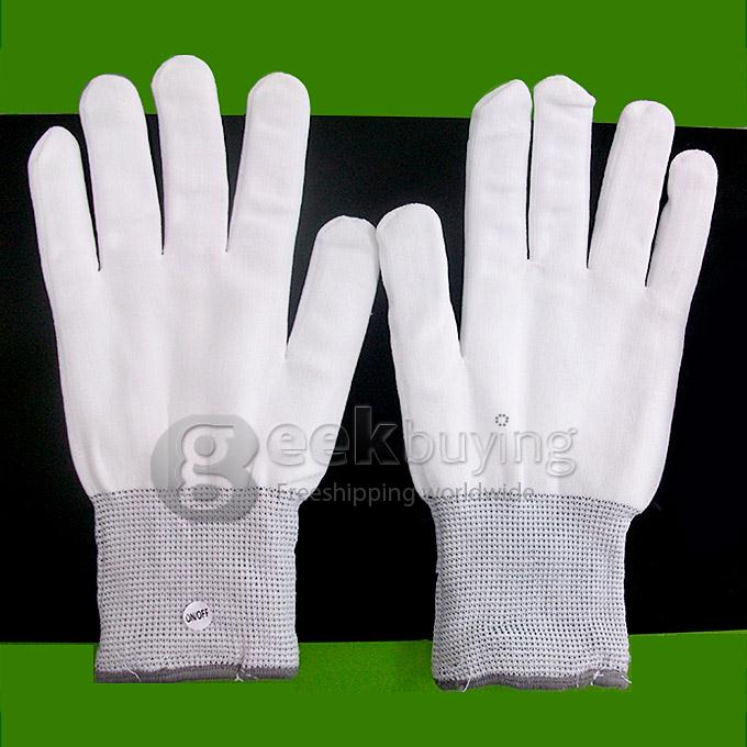 LED Flashing Light Gloves Colorful 6 Modes fit for Halloween & Christmas