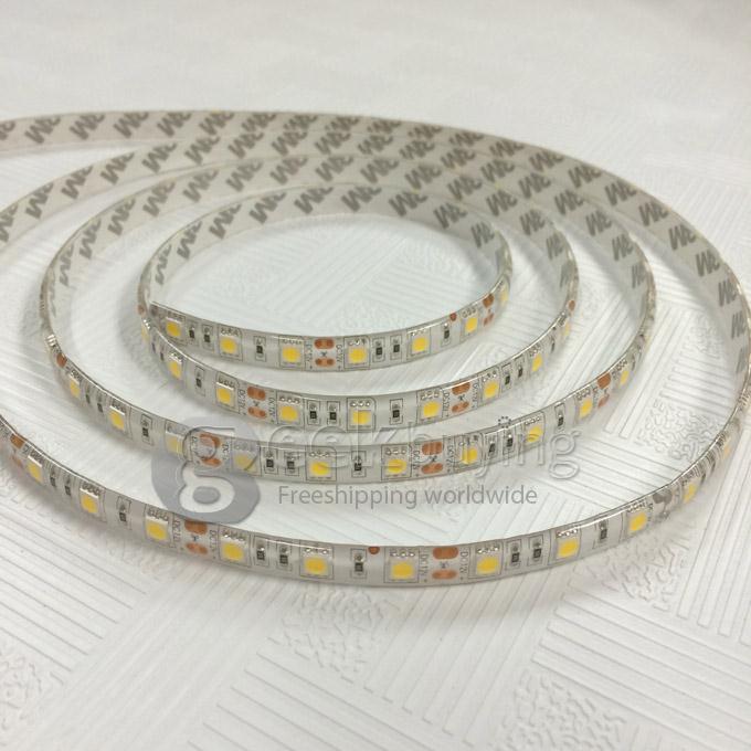 5M 300LED 5050 SMD 12V Flexible Waterproof IP65 LED Strip Light - Yellow