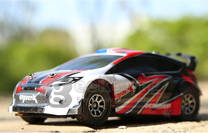Wltoys A949 1:18 Scale 4WD High Speed Electric Rally Car Stunt Off-road RC Car with 2.4Ghz Transmitter - Red