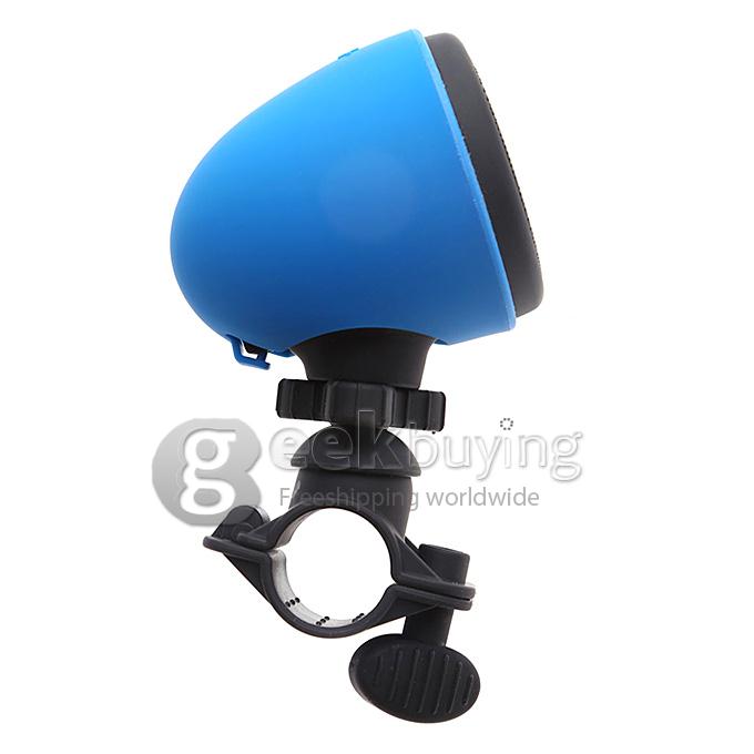 Outdoor Motorcycle/Bicycle Wireless Bluetooth 3.0 Speaker with Mic & Mount for iPhone6 Samsung Note4 LG - Blue