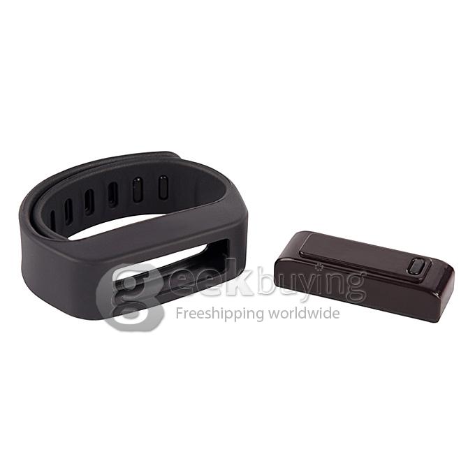 LC Healthy Smart Sport Bluetooth 4.0 Wrist Band Bracelet Hand Ring with Screen Sleeping Fitness Running Ped - Black