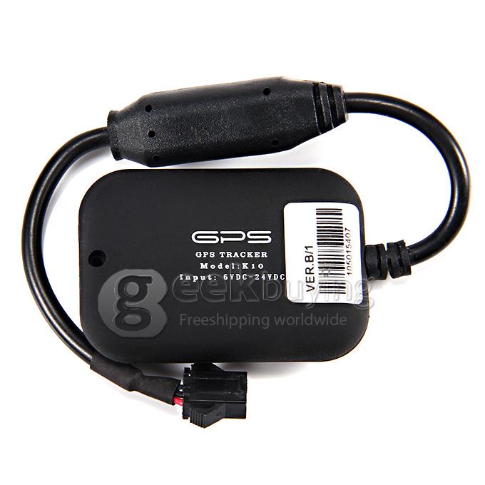 K10 Mini GSM/GPRS/GPS Anti-Thief Vehicle Tracker with Battery GSM/GPRS/GPS - Black