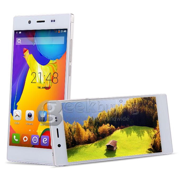 Iocean X8 Mini MTK6582 Quad Core 1.3GHz 5.0 Inch Smartphone Android 4.4.2 1GB RAM 16GB ROM HD IPS Screen OTG - White