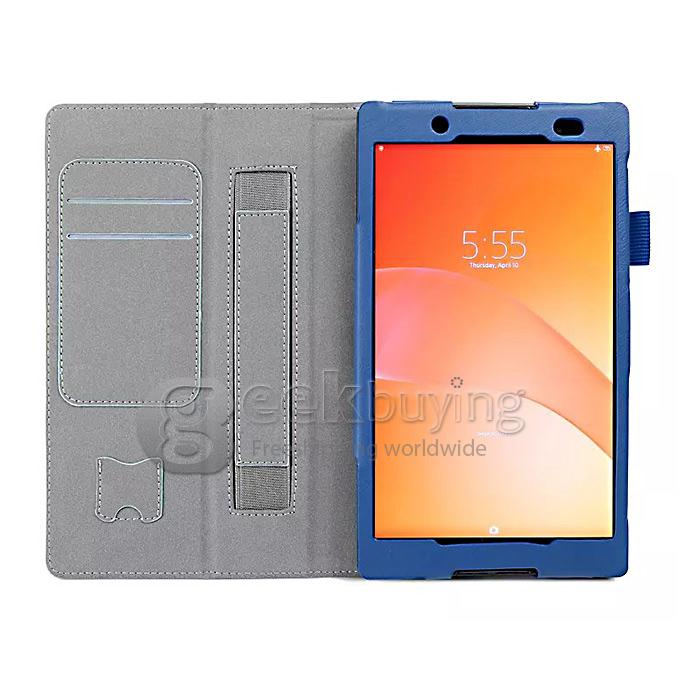 Wake/Sleep Ultra-Thin Fold Leather Case Cover for Sony Xperia Z3 Tablet Compact - Blue