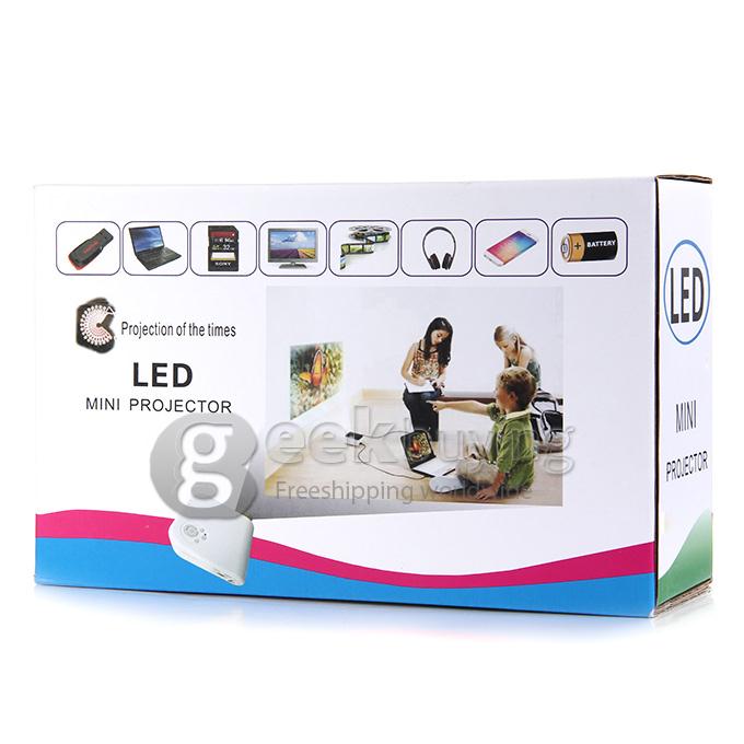 NEW H88 LCD/LED Video Micro Multimedia Projector Home Theater HDMI TV AV HD PS3 Mobile Movie Night - Blue