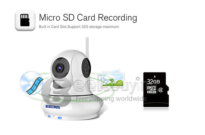 ESCAM Patron QF500 WiFi HD 720P 1.0MP 1/4