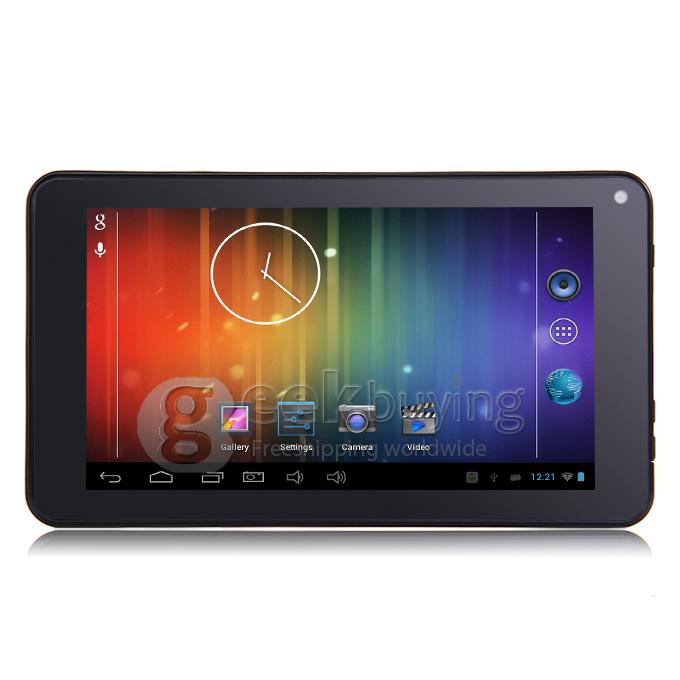 VENSTAR700 RK3026 7 Inch Tablet PC Android 4.2 OS 4GB ROM Dual Cameras T-FLASH(Support 16G MAX) - Black