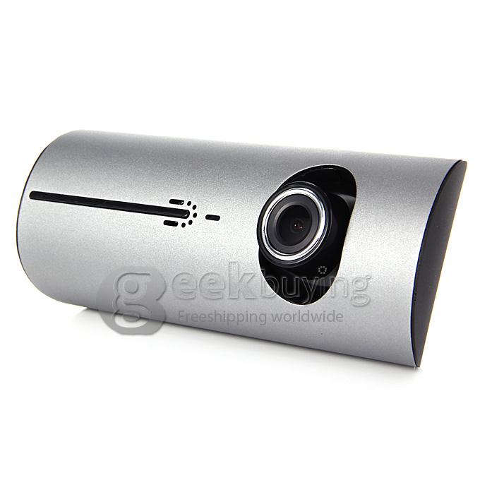 JWD R301-Z1 Zoran C12V Car DVR 2.7inch LCD Full HD 1080P 100 Degree Wide Angle Lens Car DVR with GPS - Black+Gray