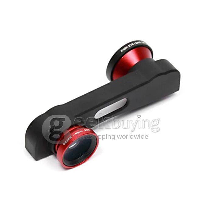 3in1 Wide Angle Lens + Macro Lens + Fish Eye Camera Lens for Apple iPhone 6 4.7
