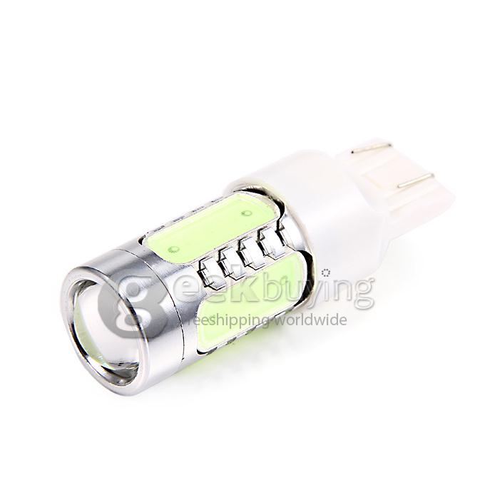 T20 7.5W 160lm 5-LED Blue Light Car Backup Lamp Car Foglight / Headlamp / Tail Light