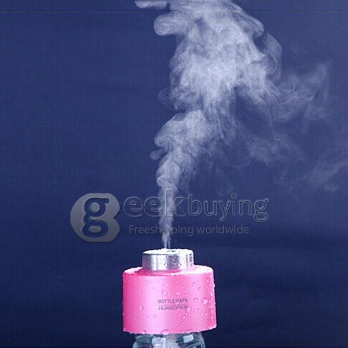 Portable Air Humidifier Steam Aroma Vaporiser Diffuser Purifier Mist Maker - Pink