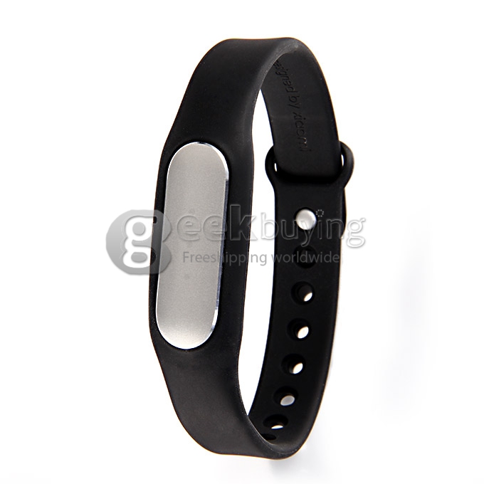 Bundle Balck Original Xiaomi Miband IP67 Smart Bluetooth 4.0 Bracelet + Blue Replacement Wrist Strap Wearable Wrist Band