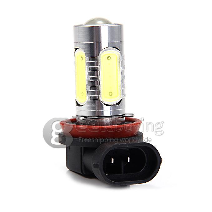 H8 7.5W 350lm 6500K 15-LED White Light COB Car Turn Signals Car Foglight / Headlamp / Tail Light
