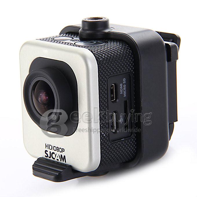 SJCAM M10 Mini Action Sports Camera Standard Version Novatek 12MP 1080P 170 Degrees Lens 1.5 Inch HD Camcorder Car DVR - Silver