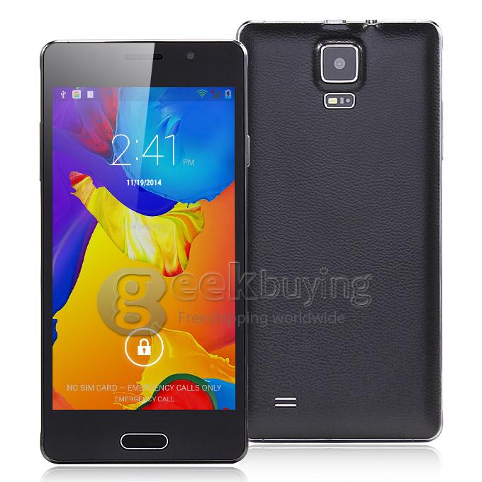 JIAKE JK-760 5.0 Inch MTK6572 Dual Core 1.2GHz Smartphone Android 4.4 4GB ROM Dual SIM Dual Camera 3G GPS - Black