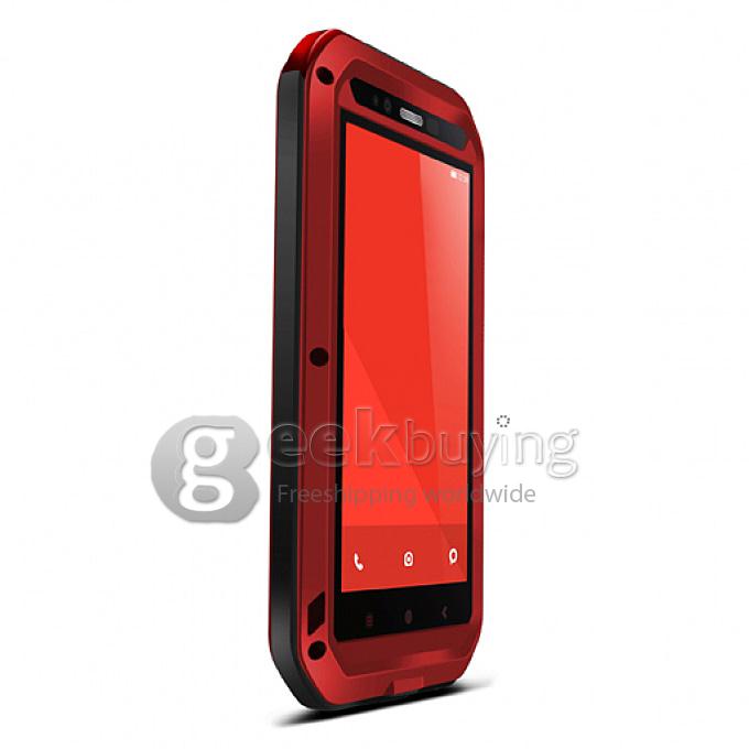 LOVE Mei Waterproof Shockproof Dustproof Protective Metal Case Gorilla Glass for 5.5