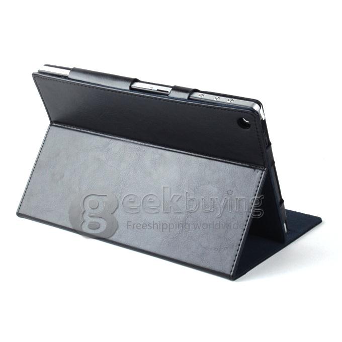 High Quality PU Leather Stand Case for Pipo W6 Tablet PC - Black