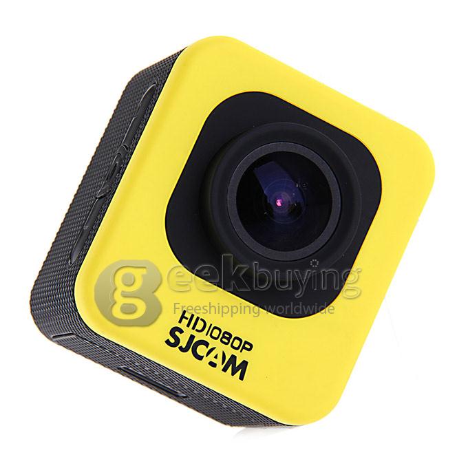 SJCAM M10 Mini Action Sports Camera Standard Version Novatek 12MP 1080P 170 Degrees Lens 1.5 Inch HD Camcorder Car DVR - Yellow