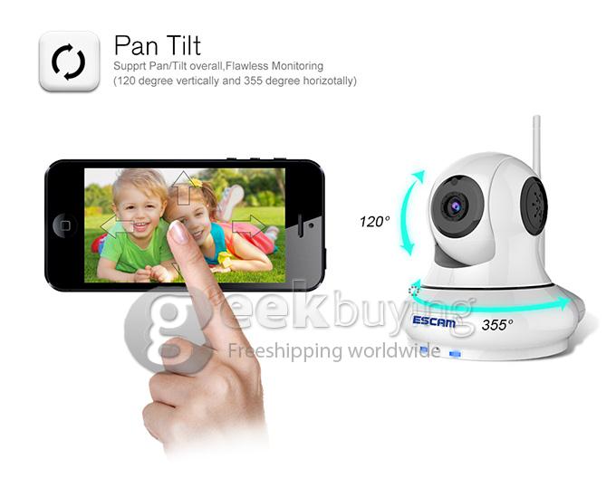 ESCAM Patron QF500 WiFi HD 720P 1.0MP 1/4