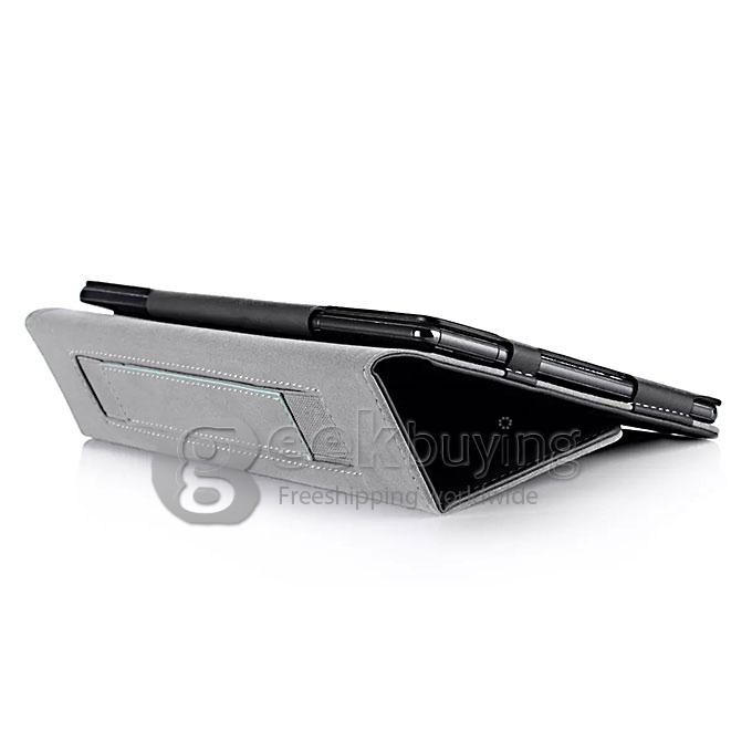 Wake/Sleep Ultra-Thin Fold Leather Case Cover for Sony Xperia Z3 Tablet Compact - Black
