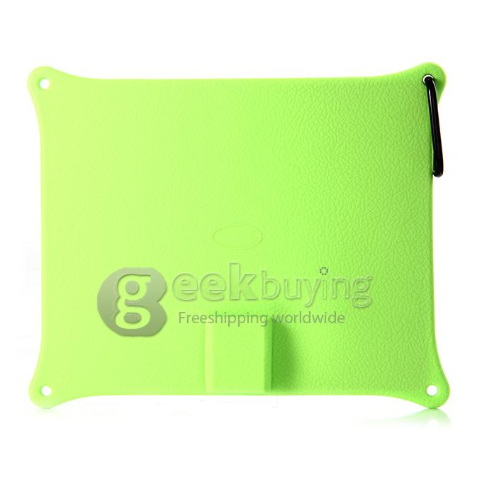 USB 5V 5W Solar Panel Power Bank Pack External Battery Charger for iPhone5S iPhone6 Smartphone Tablet - Green