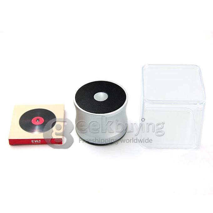 A109 Subwoofer Portable Mini Wireless Bluetooth Speaker with TF Card Slot Microphone - Silver