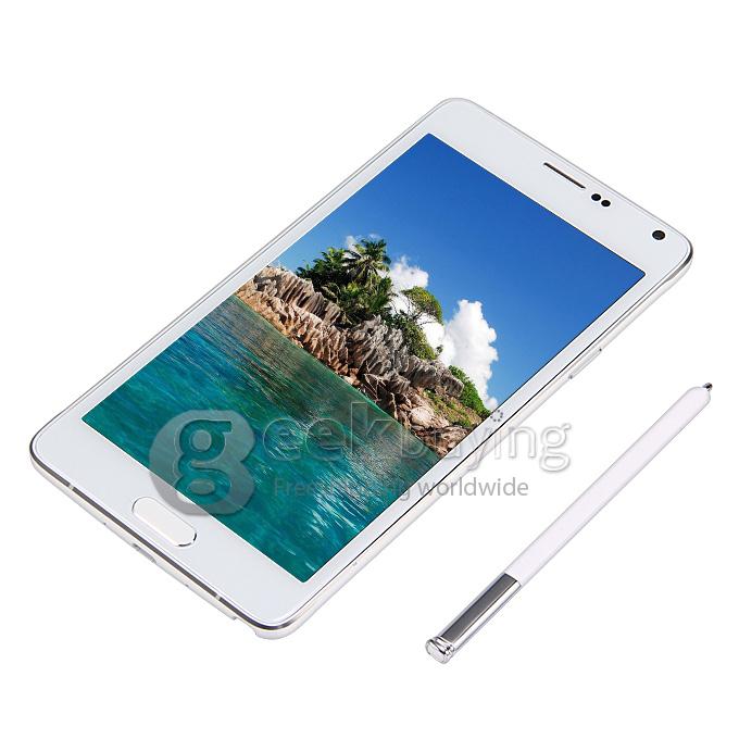 N910C 5.5 inch 960*540 HD MTK6582 Quad Core 1.3GHz Android 4.4 1GB 8GB Smartphone Dual Cameras Wifi 3G - White