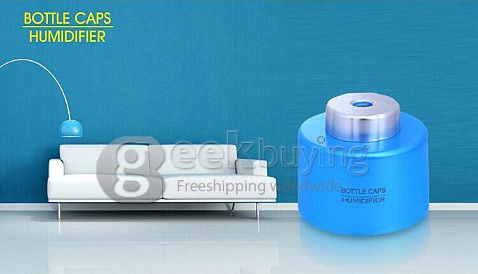 Portable Air Humidifier Steam Aroma Vaporiser Diffuser Purifier Mist Maker - Pink