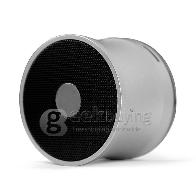 A109 Subwoofer Portable Mini Wireless Bluetooth Speaker with TF Card Slot Microphone - Silver
