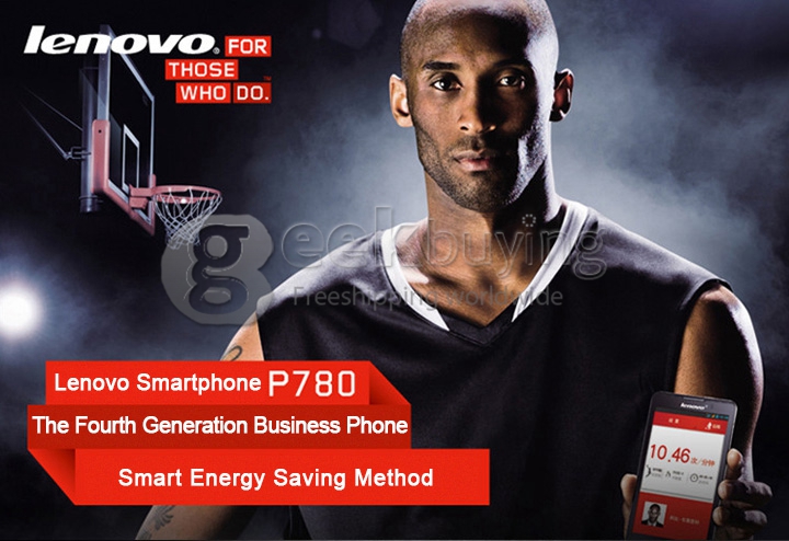 Lenovo P780 5.0 Inch Gorilla Glass II IPS HD Retina Screen MTK6589 Quad Core Smartphone 1GB RAM+4GB ROM Android 4.2 OS GPS/3G/OTG/Multi-language-Black