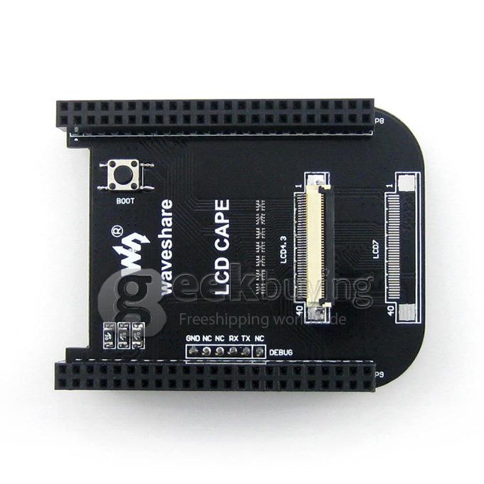BeagleBone BB Black (Package C) Development Kit LCD CAPE (4.3inch) + 4.3