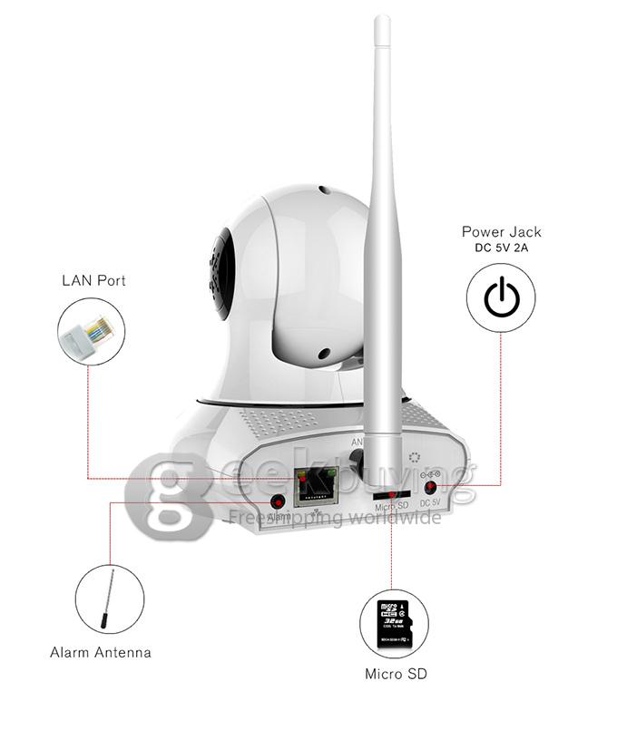 ESCAM Patron QF500 WiFi HD 720P 1.0MP 1/4