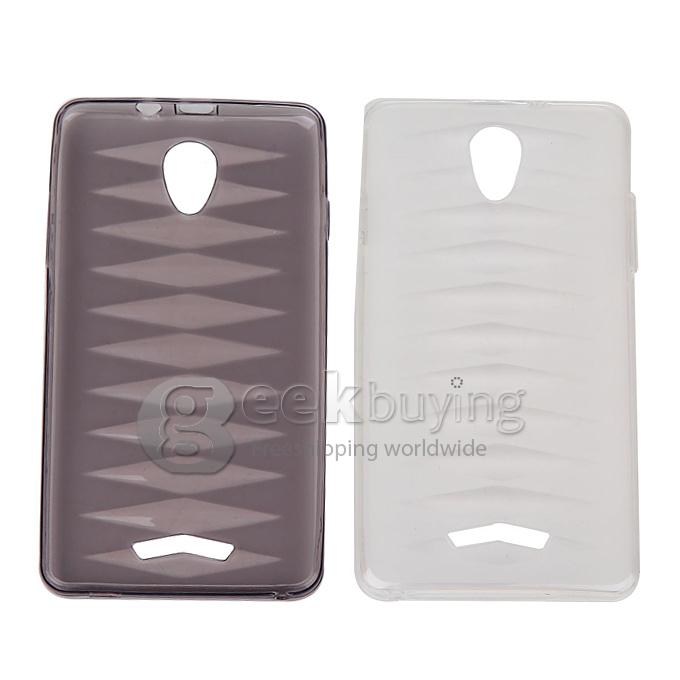 Original Silicon Protect Cover Stylish and Duarable Case for UHAPPY UP520 Smartphone - Black