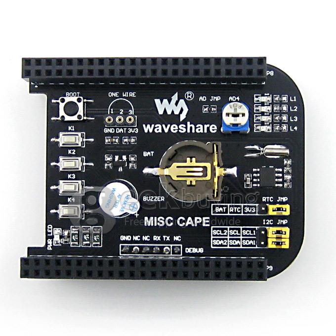 BeagleBone BB Black (Acce E) MISC CAPE + DS18B20 + USB Camera 0307 Various Accessory Expansion Board