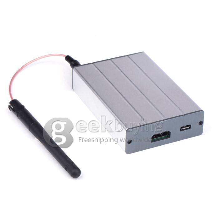 Airplay Miracast Mirror Link Box Connects Samrtphone to the Car TFT for All Audio Video and App Wireless - Silvery