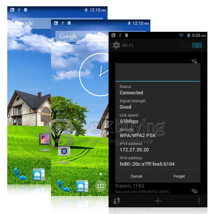 LANDVO L550 MTK6592M Octa Core 1.4GHz QHD 5.0Inch Android 4.4 OS Smartphone 1GB RAM 8GB ROM 8.0MP 3G/GPS/WIFI - Black