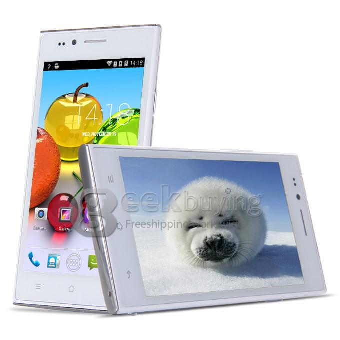 MG7 MTK6572W Dual Core 1.3GHz 4.5 Inch Smartphone Android 4.4 2GB ROM 3G WiFi Dual Cameras Dual SIM - White