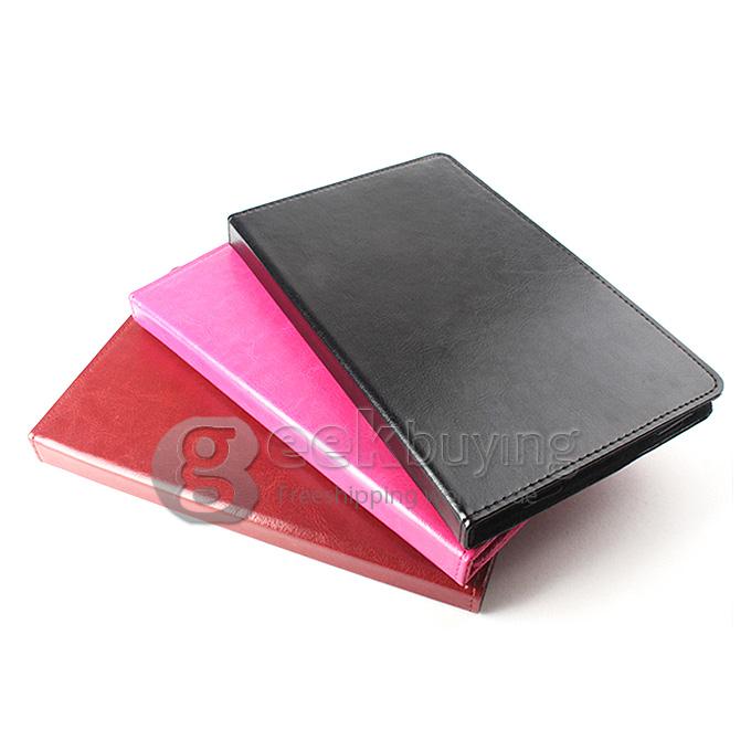 High Quality PU Leather Stand Case for Pipo W6 Tablet PC - Black