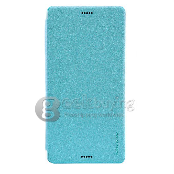 Nillkin Star Series PolyCarbonate Flip Stand Cover Leather Case for Sony Xperia Z3/L55 - Blue