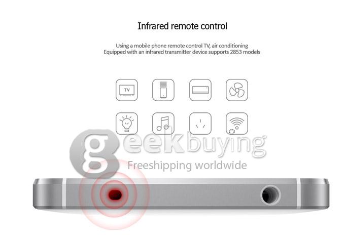 NO.1 MI4 5.0 Inch OGS 1280*720 HD MTK6582 Quad-Core 1.3GHz Smartphone Android 4.2 1GB RAM 16GB ROM 8.0MP+5.0MP - White